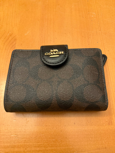 Coach wallet brown/black slightly used