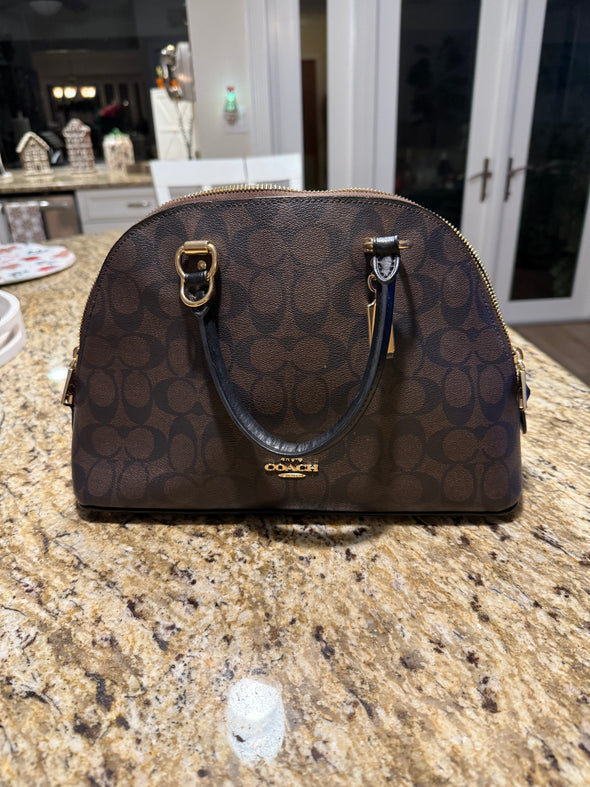 Coach Brown/Black Handbag