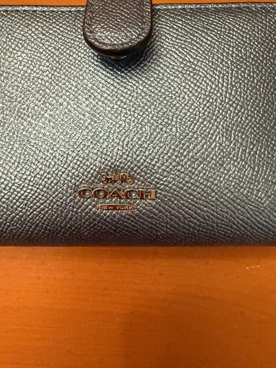 Blue/Silver Coach Wallet (used lightly)