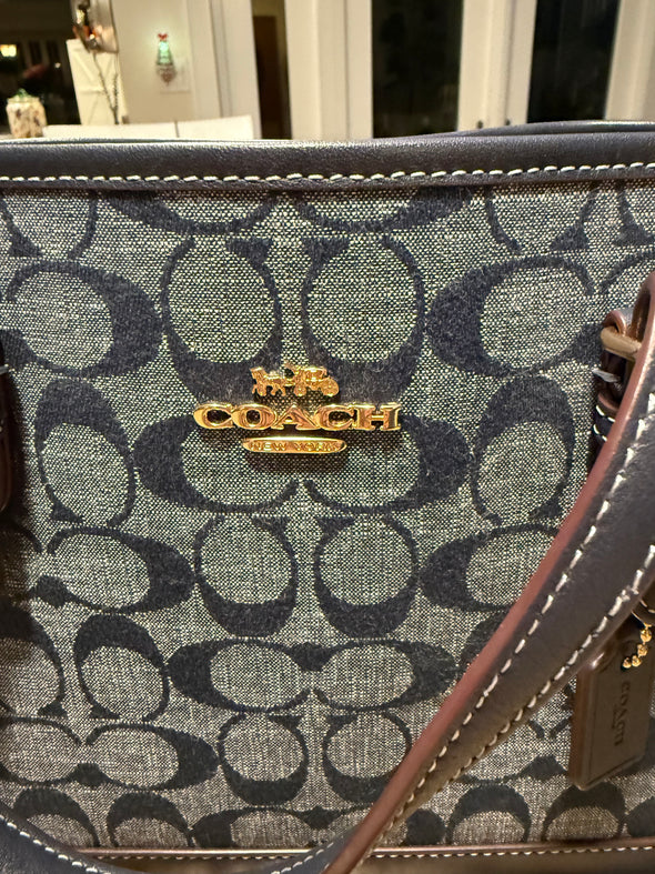 Coach Denim Handbag - Barely Used
