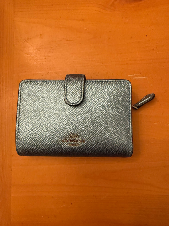 Blue/Silver Coach Wallet (used lightly)