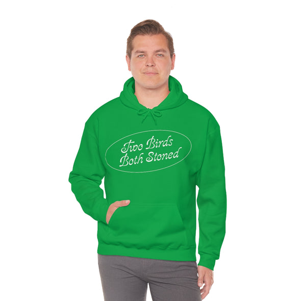 White Logo Hoodie