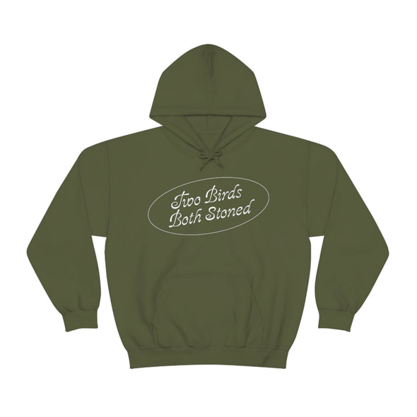White Logo Hoodie