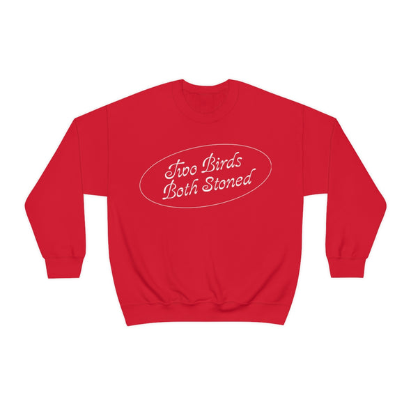 White Logo Crewneck Sweatshirt