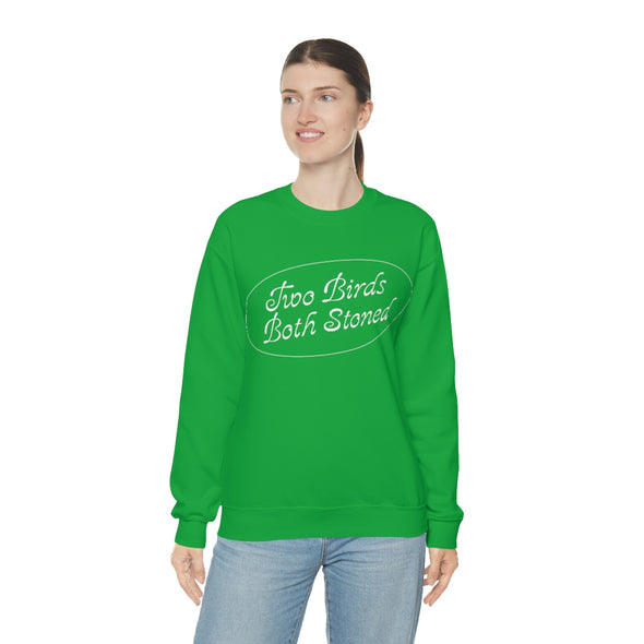 White Logo Crewneck Sweatshirt