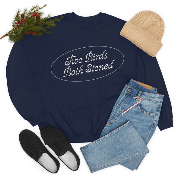 White Logo Crewneck Sweatshirt