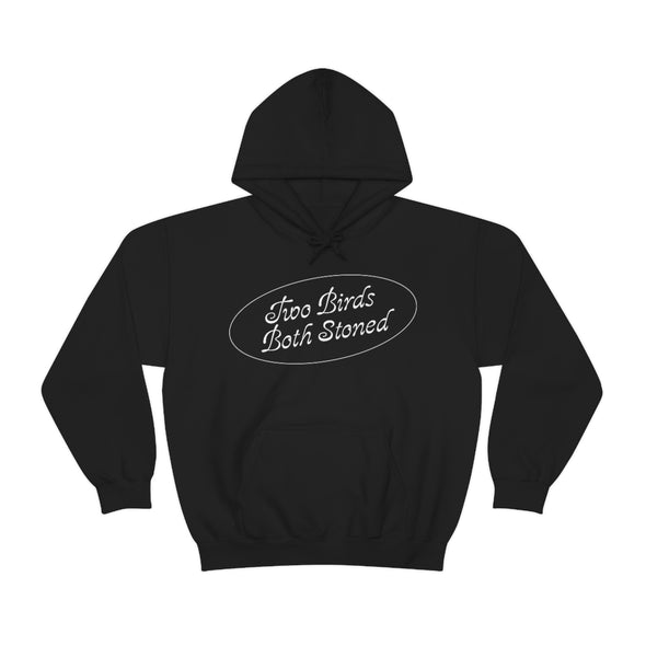 White Logo Hoodie