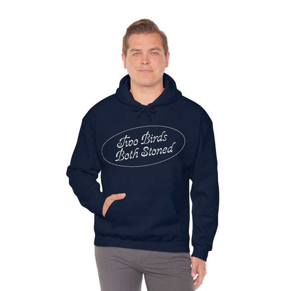 White Logo Hoodie