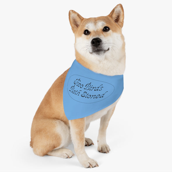 Blue Pet Bandana Collar