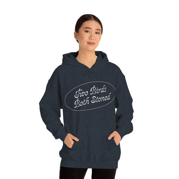 White Logo Hoodie
