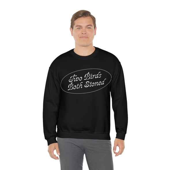 White Logo Crewneck Sweatshirt