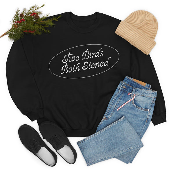 White Logo Crewneck Sweatshirt
