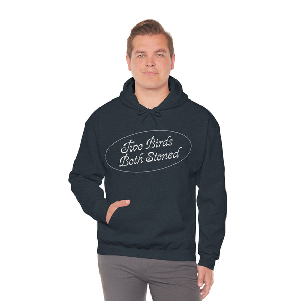 White Logo Hoodie