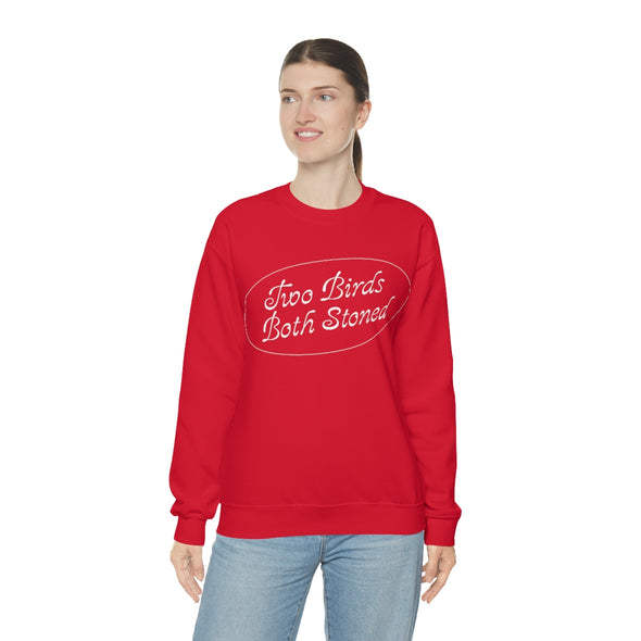 White Logo Crewneck Sweatshirt