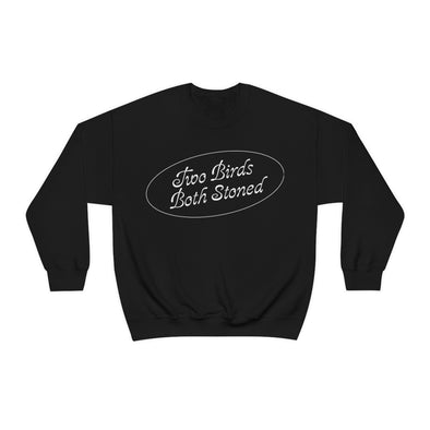 White Logo Crewneck Sweatshirt